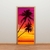 Adesivo Para Porta Pôr Do Sol Tropical - comprar online