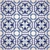Papel de Parede Azulejo em Tons Diversos de Azul na internet