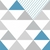 Papel de Parede Geométrico Triângulos Cinza e Azul na internet