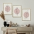 Kit Quadro Decorativo Boho Rose - comprar online