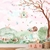 Papel de Parede Personalizado Jardim Encantado Meninas Aquarela - Inove Papéis de Parede - O Melhor em Papel de Parede Adesivo