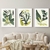 Kit Quadros Decorativos Verde Folhas - comprar online