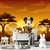 Papel de Parede Personalizado Aventuras do Mickey Safari - loja online
