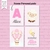 Kit de Placas Decorativas Ovelhas Cute Rosa - comprar online