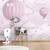 Papel De Parede Personalizado Balões Rosa Com Bichinhos na internet
