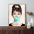 Quadro Audrey Hepburn com chiclete na internet