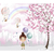 Papel De Parede Personalizado Menina Balões Encantados - loja online