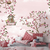 Papel De Parede Personalizado Jardim Encantado All Pink - comprar online