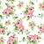 Papel de Parede Floral com Rosas e Fundo Branco - comprar online