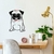 Quadro 3D Cachorro Pug - comprar online