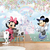 Papel De Parede Personalizado Minnie E Mickey No Castelo Encantado - comprar online