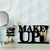 Palavra Decorativa Makeup - Inove Papéis de Parede - O Melhor em Papel de Parede Adesivo