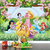 Papel De Parede Personalizado Princesas e os Animais no Bosque do Castelo - comprar online