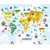 Papel De Parede Personalizado Mapa Múndi Colors - loja online