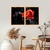 Kit Quadro Decorativo Red Rose na internet