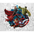 Papel De Parede Personalizado Heróis Marvel Buraco 3D - loja online