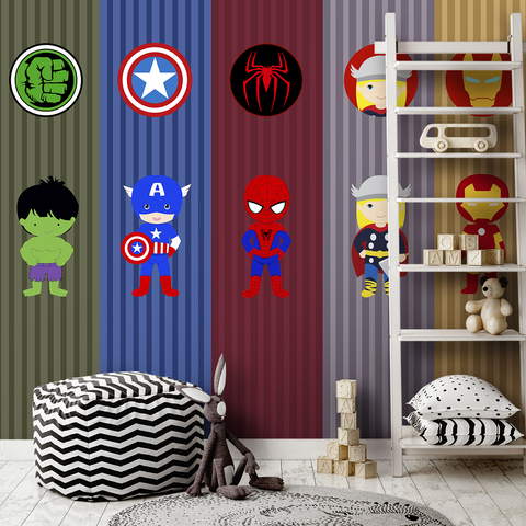 Papel De Parede Personalizado Homem-Aranha Marvel Buraco 3D