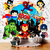 Papel De Parede Personalizado Heróis Baby Buraco 3D - Inove Papéis de Parede - O Melhor em Papel de Parede Adesivo