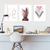 Kit Quadro Decorativo Abacaxi Love Rose - comprar online