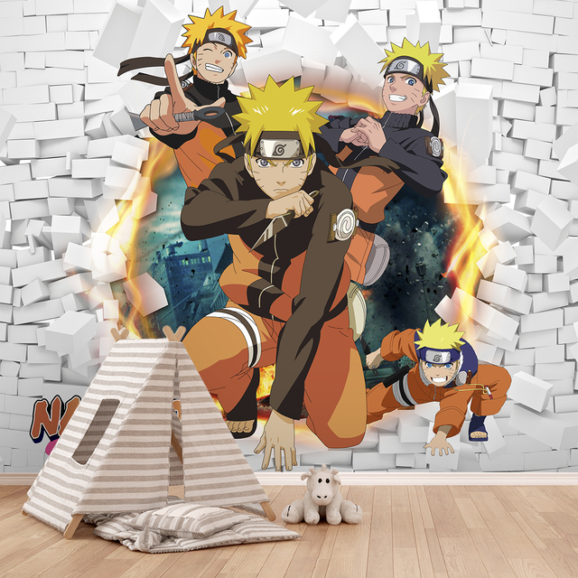 Papel De Parede Personalizado Naruto Buraco 3D