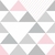 Papel de Parede Geométrico Triângulos Cinza e Rosa na internet