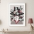 Quadro Decorativo Mulher Flores Oriental - comprar online