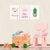 Kit de Placas Decorativas Lhamas Cute na internet