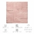 Placa 3D Geométrica Cadre De Cimento Queimado Rosé