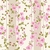 Papel de Parede Floral com Fundo Listrado - comprar online