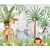 Papel De Parede Personalizado Safari Encantado Aquarela - loja online