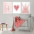 Kit Quadro Decorativo Love Heart - comprar online
