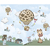 Papel De Parede Personalizado Girafinhas Cute - comprar online