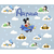 Papel De Parede Personalizado Mickey Aviador - comprar online