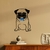 Quadro 3D Cachorro Pug na internet