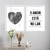 Kit Quadro Decorativo O Amor Está No Lar - comprar online