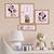 Kit de Placas Decorativas Minnie Mouse