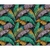 Imagem do Papel de Parede Personalizado Tropical Bananeiras e Palmeiras Coloridas