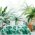 Papel de Parede Personalizado Jardim Tropical Aquarela - comprar online