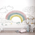 Papel de Parede Personalizado Arco Íris com Fundo Abstrato - comprar online
