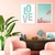 Kit Quadro Decorativo Balloon Love