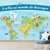Papel de Parede Personalizado Mapa Mundi Kids - loja online