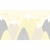 Papel de Parede Personalizado Montanhas em Amarelo - comprar online