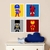 Kit de Placas Decorativas Super Heróis - comprar online