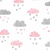 Papel de Parede Baby Nuvens Aquarela - comprar online
