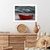 Quadro Decorativo Barco Vermelho - comprar online