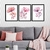 Kit Quadro Decorativo Abstrato Flowers