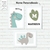 kit de Placas Decorativa Dinossauros - comprar online