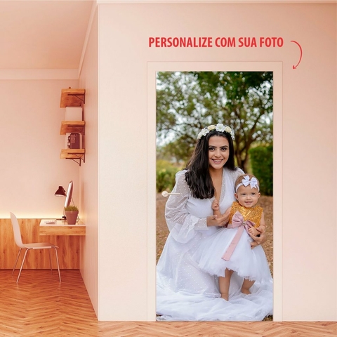 Adesivo Decorativo Salão + Nome Personalizado