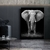 Quadro Elefante Preto e Branco - comprar online