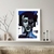 Quadro Decorativo Mulher Azul